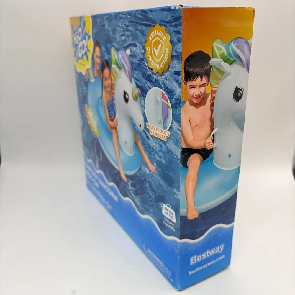 Bestway H2O Go Fantasy Unicorn Ride-On Pool Float Kids 3+ Inflatable